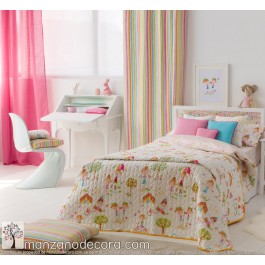 Cortina Infantil Camping Raya