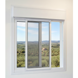 Mosquitera Corredera Perfil Curvo