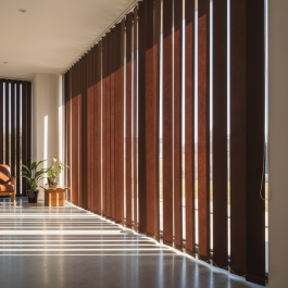 Persiana Interior Vertical Cuero