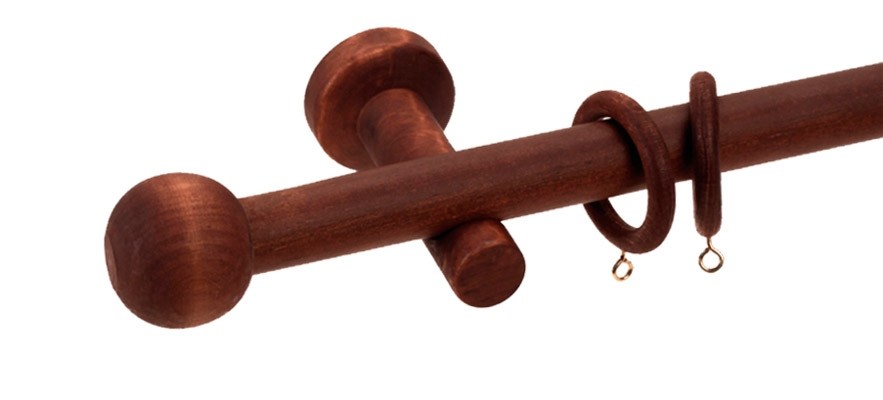 Barra de Madera Ø20 Serie Burgos - Cortinas Manzanodecora