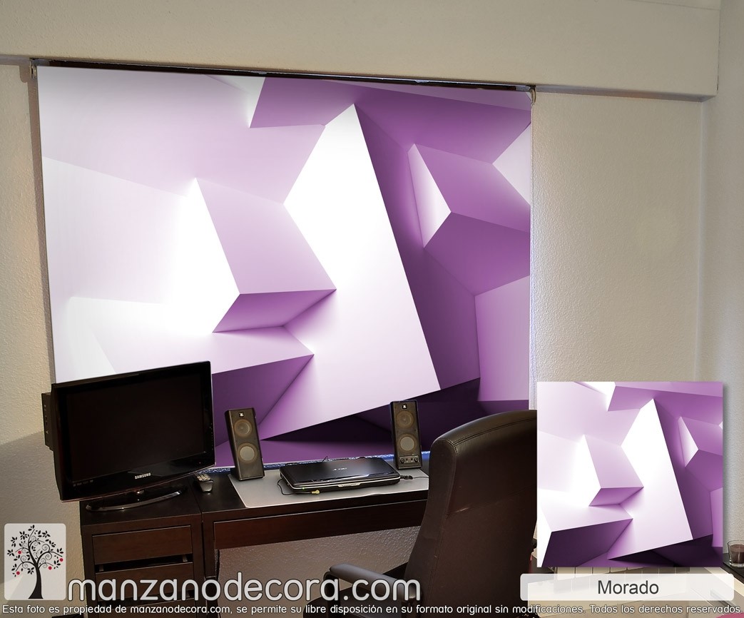 Estor Fotográfico Despacho - Cortinas Manzanodecora