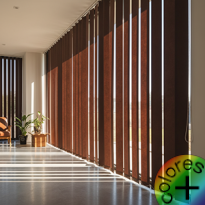 Persiana Interior Vertical Cuero