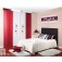 Panel Japonés Combinado Alba Rojo con Gran Lino Liso