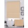 Estor Enrollable Duo Gredos Castaño Claro 025 con Qshade Beige Sable 644