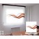 Estor Enrollable Fotográfico Dormitorio Fluorita Gris con Naranja
