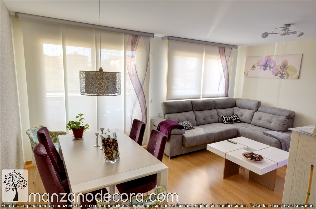 Cortinas para puertas, soluciones e ideas - Cortinas Manzanodecora