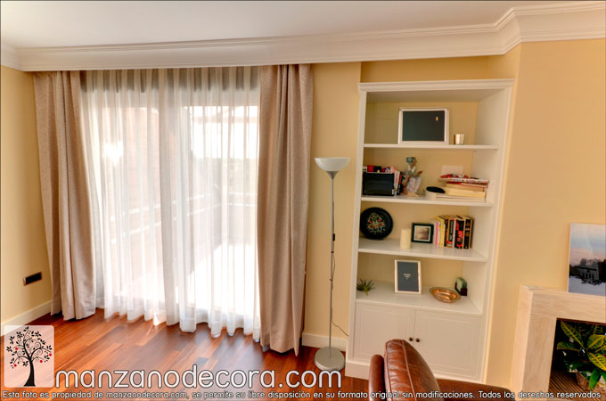 Ideas de cortinas para salón - Cortinas Manzanodecora