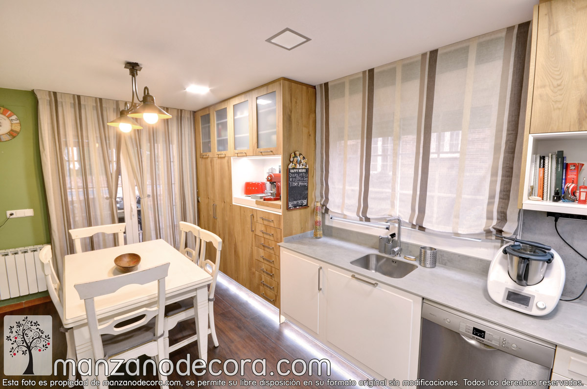 Estores cocina - Cortinas Manzanodecora