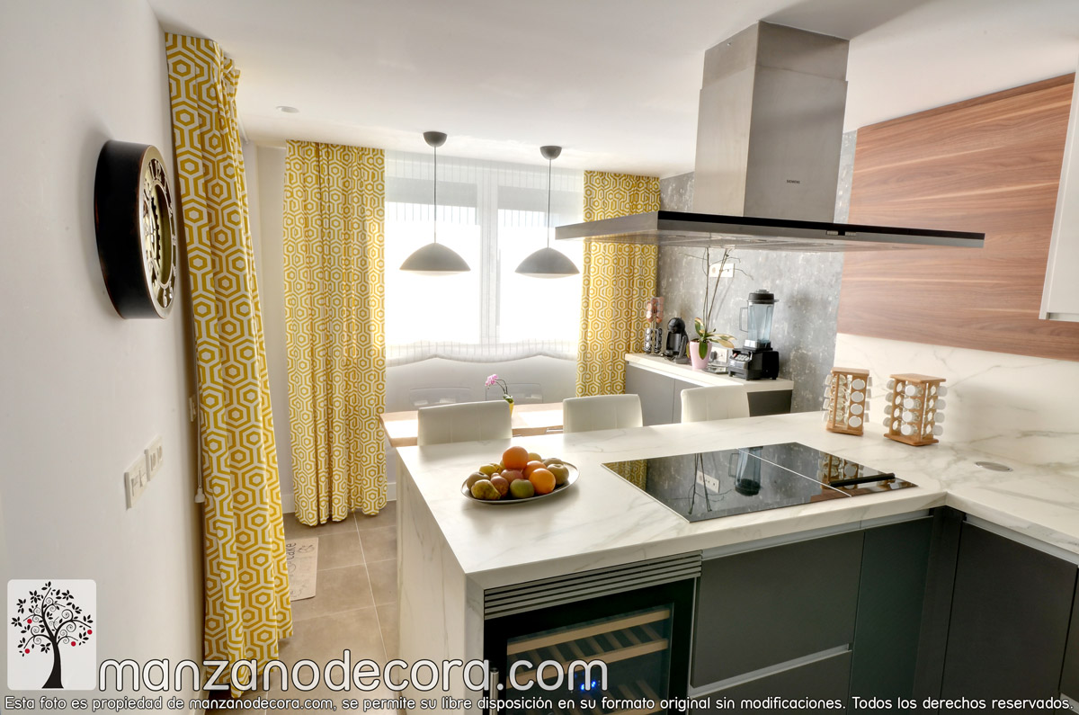 Estores cocina - Cortinas Manzanodecora