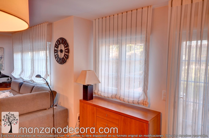 Cortinas para salón a medida y a tu gusto  Blog de Manzanodecora - Cortinas  Manzanodecora