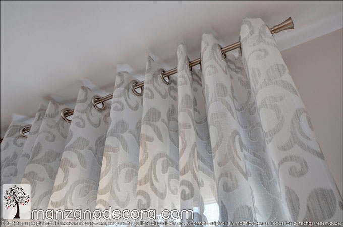 cortinas en salones con encanto