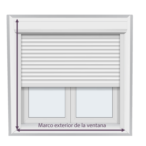 Hueco Exterior mosquitera enrollable