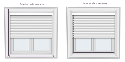 Mosquiteras enrollables para ventanas 100x170 cm con caja blanca de 42 mm