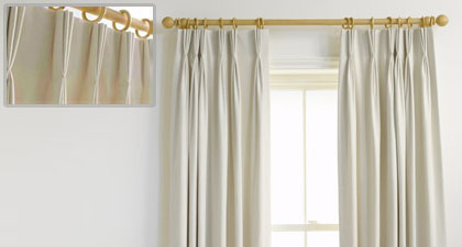 Cortinas Triple Pliegue