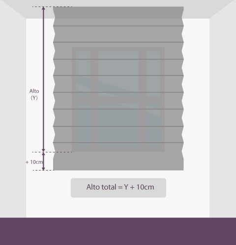 Medición-persiana-plisada-altura-techo