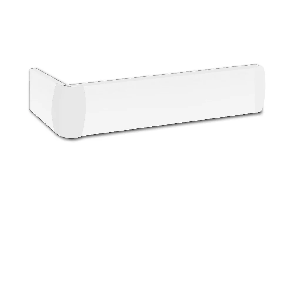 Eco Solapa blanca: Perfil redondeado en blanco