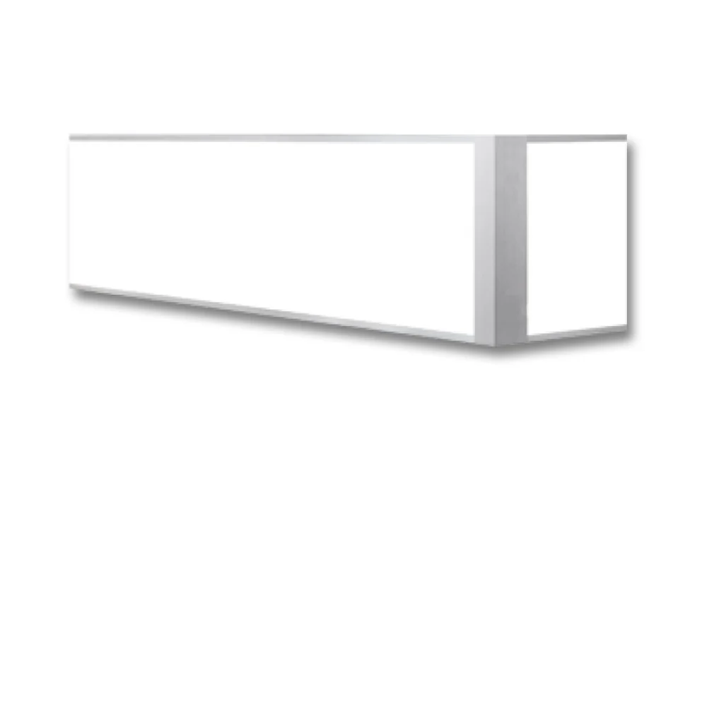 System blanca: Perfil recto en blanco