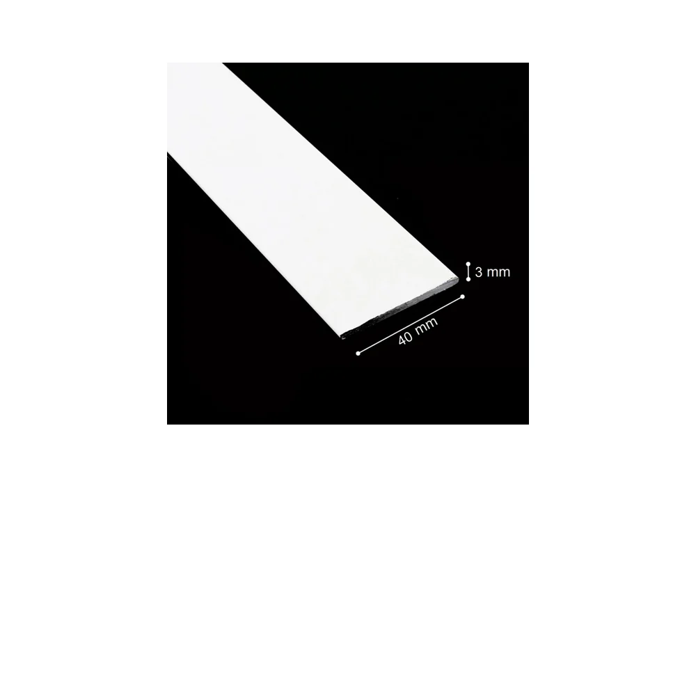 Contrapeso: Pletina de 40 x 3 mm cortada a medida