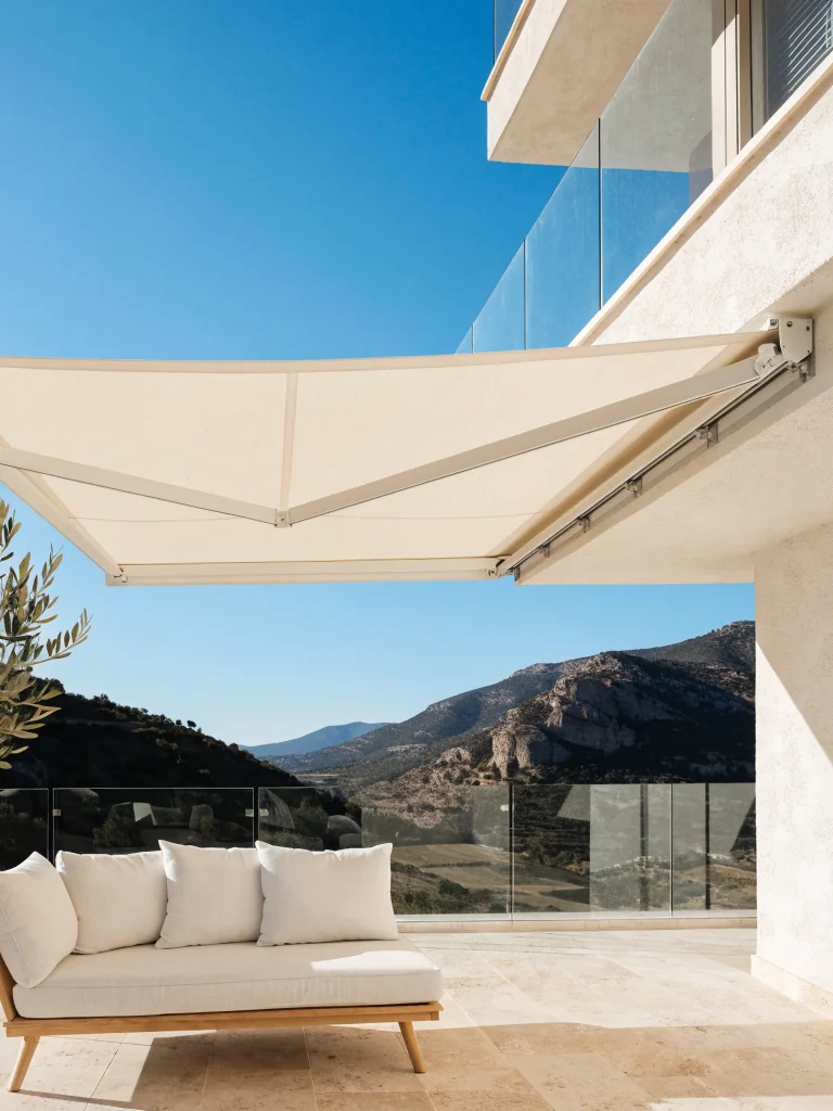 Toldo de brazo invisible