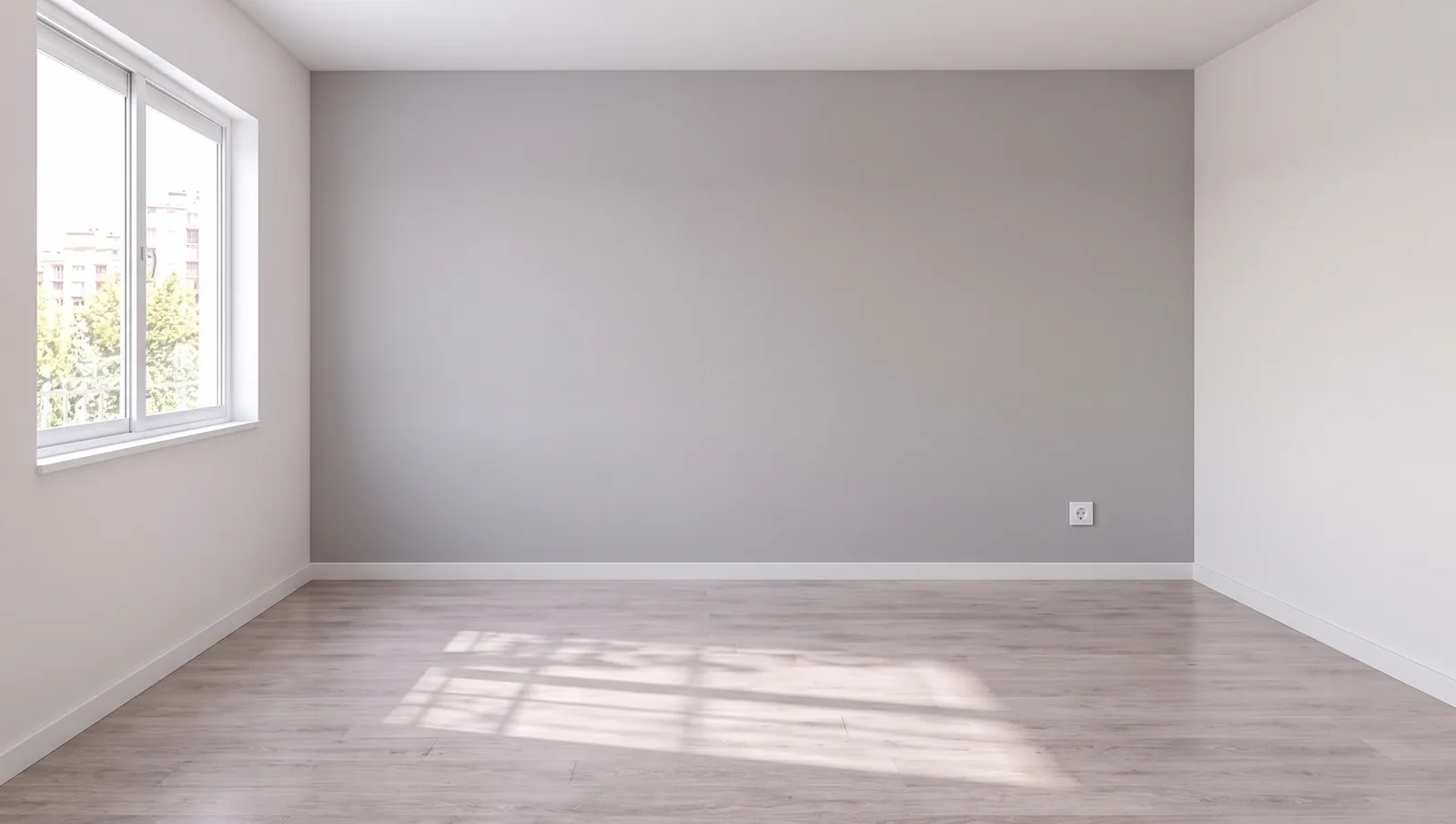 La habitación juvenil vacía, tal como la fotografía la decoradora en la visita