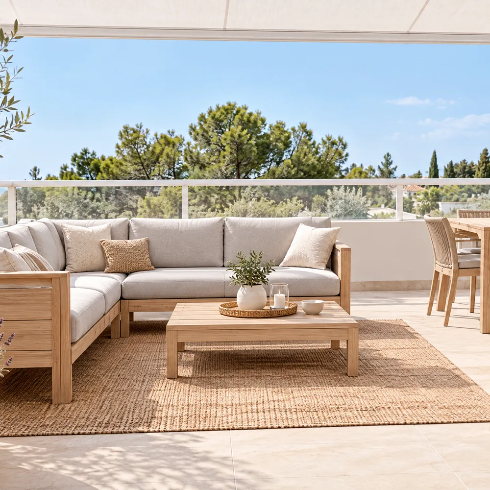 Mesas, sillas, sofás y tumbonas de exterior para la terraza y el jardín