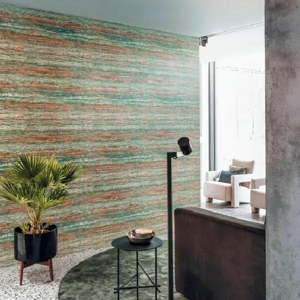 Papel pintado Extase: efecto de piedra con vetas horizontales