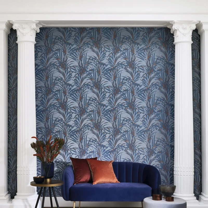 Papel pintado Fougeres: palmeras a gran escala para una pared protagonista