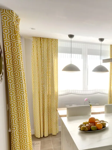 Cortinas de tablas: Con tus telas preferidas y la confección que elijas.