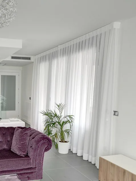 Cortinas de tablas: De techo a suelo, con la confección que elijas.